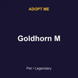 Goldhorn M | ADM | Adopt Me — Roblox, лот №216220