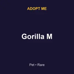 Gorilla M | ADM | Adopt Me — Roblox, лот №216233