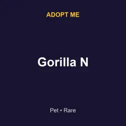 Gorilla N | ADM | Adopt Me — Roblox, лот №216235