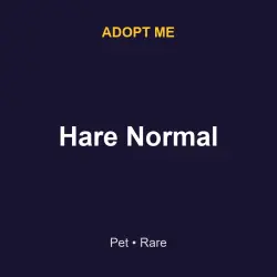 Hare Normal | ADM | Adopt Me — Roblox, лот №216127