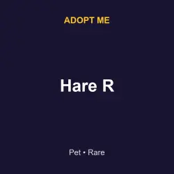 Hare R | ADM | Adopt Me — Roblox, лот №216128