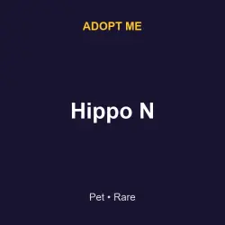 Hippo N | ADM | Adopt Me — Roblox, лот №216158