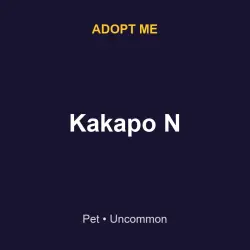 Kakapo N | ADM | Adopt Me — Roblox, лот №216286