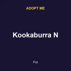 Kookaburra N | ADM | Adopt Me — Roblox, лот №216322