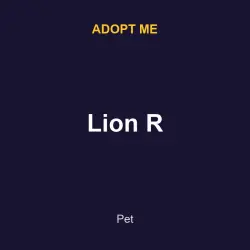 Lion R | ADM | Adopt Me — Roblox, лот №216371