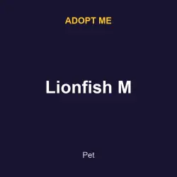 Lionfish M | ADM | Adopt Me — Roblox, лот №216372