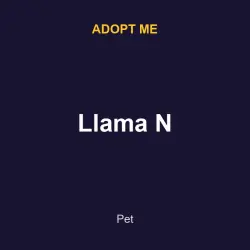 Llama N | ADM | Adopt Me — Roblox, лот №216375