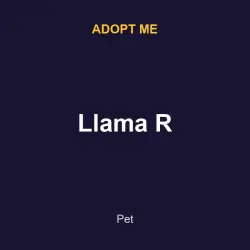 Llama R | ADM | Adopt Me — Roblox, лот №216376