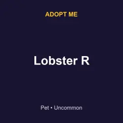 Lobster R | ADM | Adopt Me — Roblox, лот №216379