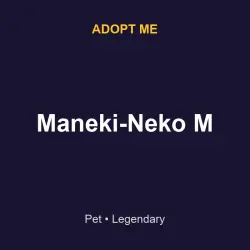 Maneki-Neko M | ADM | Adopt Me — Roblox, лот №216423
