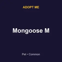 Mongoose M | ADM | Adopt Me — Roblox, лот №216478