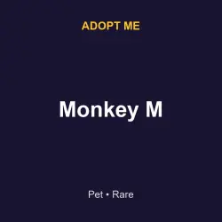 Monkey M | ADM | Adopt Me — Roblox, лот №216483