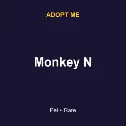 Monkey N | ADM | Adopt Me — Roblox, лот №216484
