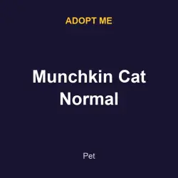 Munchkin Cat Normal | ADM | Adopt Me — Roblox, лот №216523