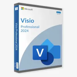 Microsoft Visio 2024 LTSC activation key for 1 PC, warranty.
