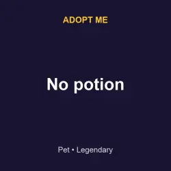 No potion Pet Legendary | ADM | Adopt Me — Roblox, лот №216557