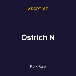 Ostrich N | ADM | Adopt Me — Roblox, лот №216993