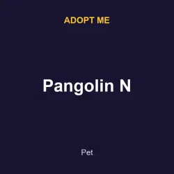 Pangolin N | ADM | Adopt Me — Roblox, лот №217008