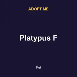 Platypus F | ADM | Adopt Me — Roblox, лот №217425