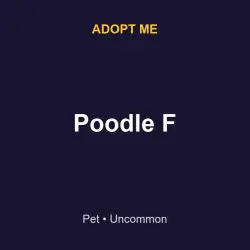 Poodle F | ADM | Adopt Me — Roblox, лот №217432