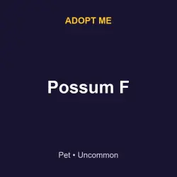Possum F | ADM | Adopt Me — Roblox, лот №217434