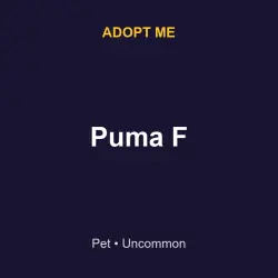 Puma F | ADM | Adopt Me — Roblox, лот №216665