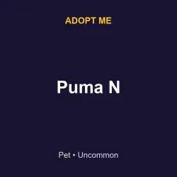 Puma N | ADM | Adopt Me — Roblox, лот №216666