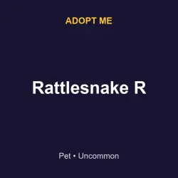 Rattlesnake R | ADM | Adopt Me — Roblox, лот №216727