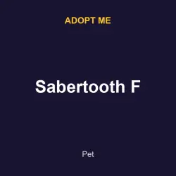 Sabertooth F | ADM | Adopt Me — Roblox, лот №216808
