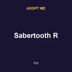 Sabertooth R | ADM | Adopt Me — Roblox, лот №216811