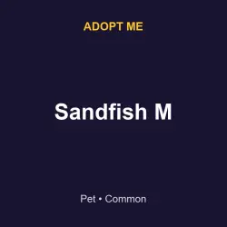 Sandfish M | ADM | Adopt Me — Roblox, лот №216831