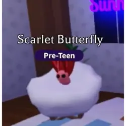 Scarlet Butterfly N | ADM | Adopt Me — Roblox, лот №216842
