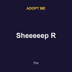 Sheeeeep R | ADM | Adopt Me — Roblox, лот №216888