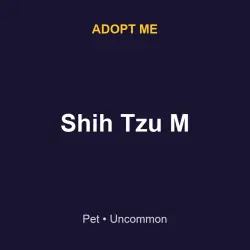 Shih Tzu M | ADM | Adopt Me — Roblox, лот №216906