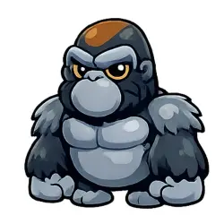 Silverback Gorilla MFR | ADM | Adopt Me — Roblox, лот №216839
