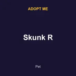 Skunk R | ADM | Adopt Me — Roblox, лот №216941