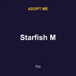 Starfish M | ADM | Adopt Me — Roblox, лот №217057