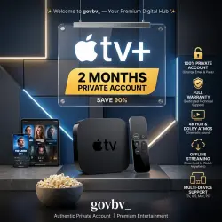 Apple TV+ 2 Months Pass | Private Account 4K HDR • Warranty