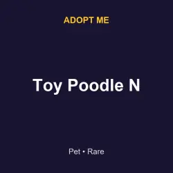 Toy Poodle N | ADM | Adopt Me — Roblox, лот №217156