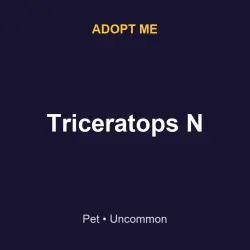 Triceratops N | ADM | Adopt Me — Roblox, лот №217177