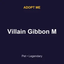 Villain Gibbon M | ADM | Adopt Me — Roblox, лот №217218