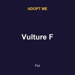 Vulture F | ADM | Adopt Me — Roblox, лот №217229