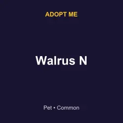 Walrus N | ADM | Adopt Me — Roblox, лот №217238