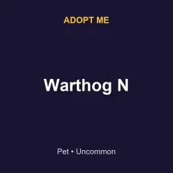 Warthog N | ADM | Adopt Me — Roblox, лот №217241