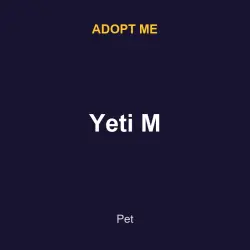 Yeti M | ADM | Adopt Me — Roblox, лот №217327