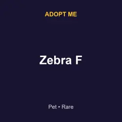 Zebra F | ADM | Adopt Me — Roblox, лот №217330