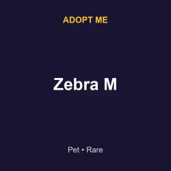 Zebra M | ADM | Adopt Me — Roblox, лот №217331