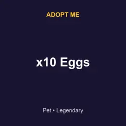 x10 Eggs Pet Legendary | ADM | Adopt Me — Roblox, лот №217352