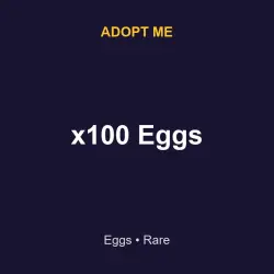 x100 Eggs | ADM | Adopt Me — Roblox, лот №217353