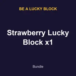 Strawberry Lucky Block x1 | Be a lucky block | Be a lucky block